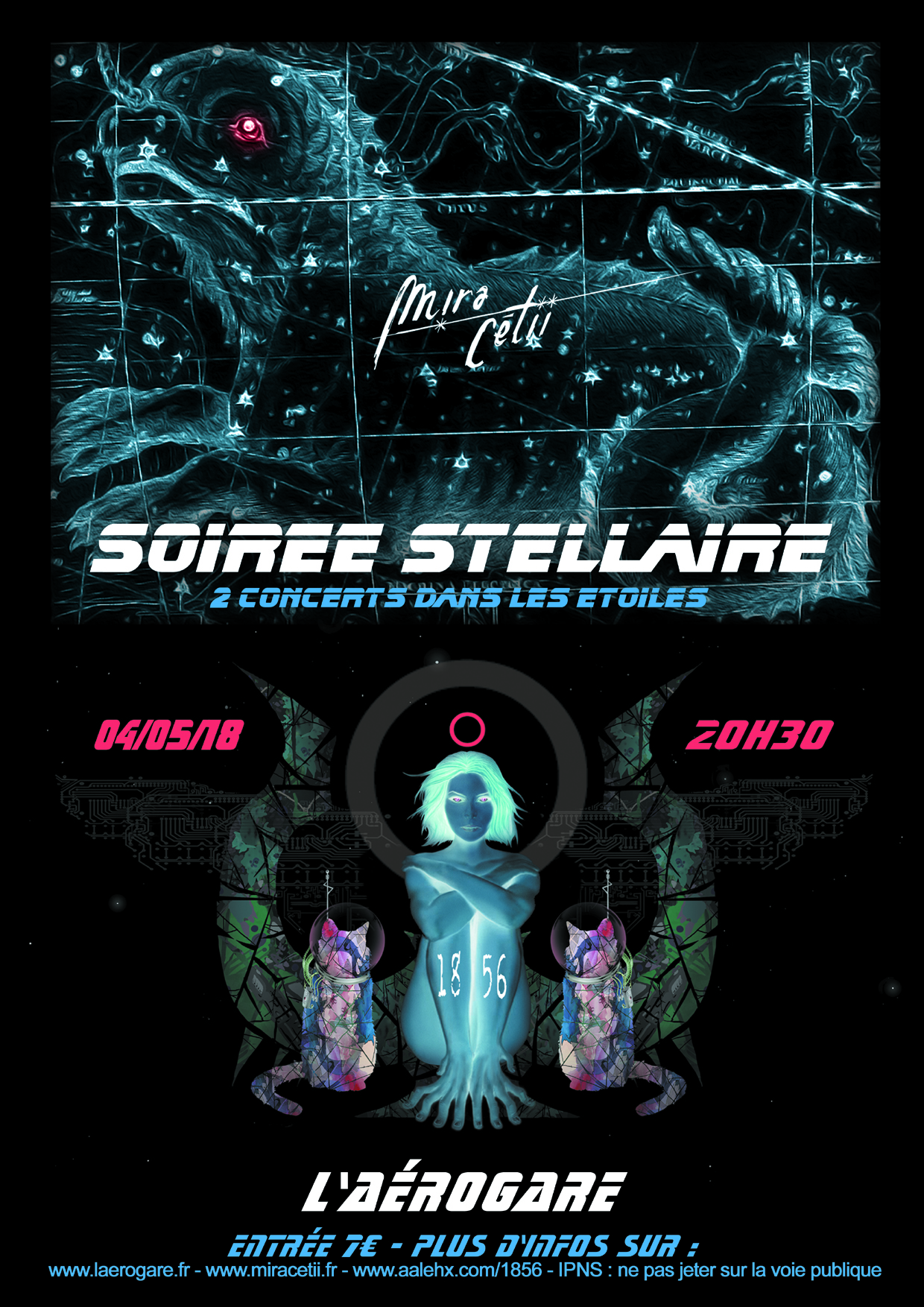 Visuel soirée stellaire Aérogare 04 mai 2018